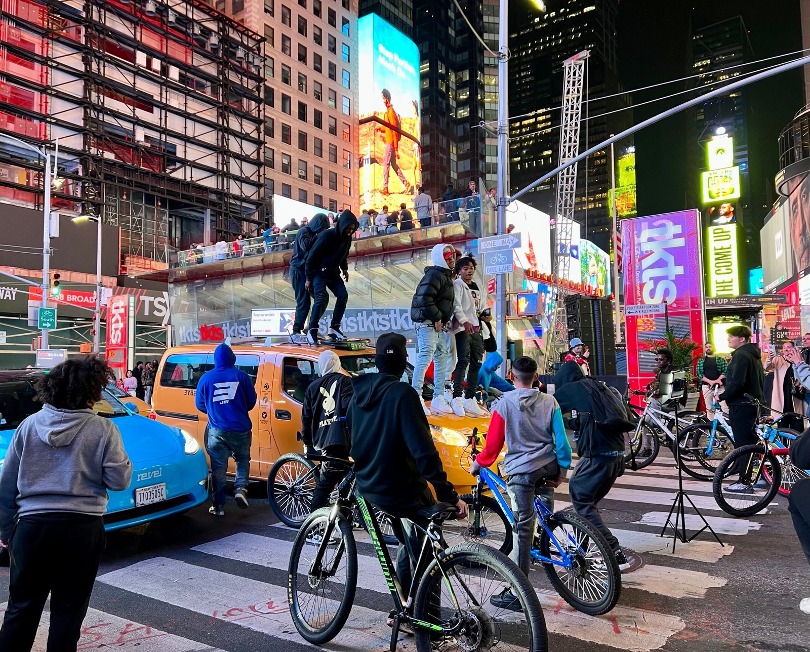 Times Square at night